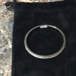 Coach silver bangle.